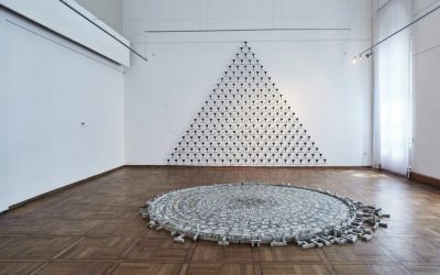 L’artista ucraino Pavlo Markov e la sua installazione presenti alla Biennale