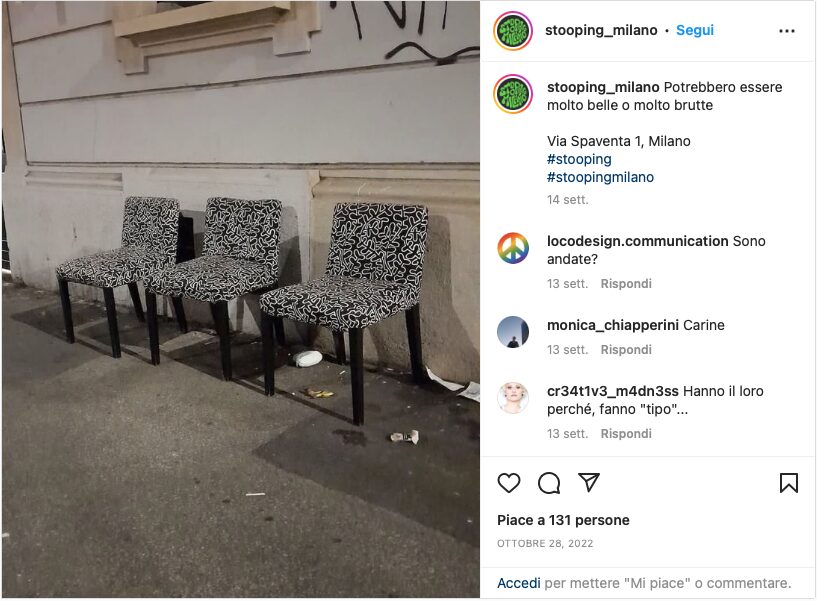 Stooping Milano