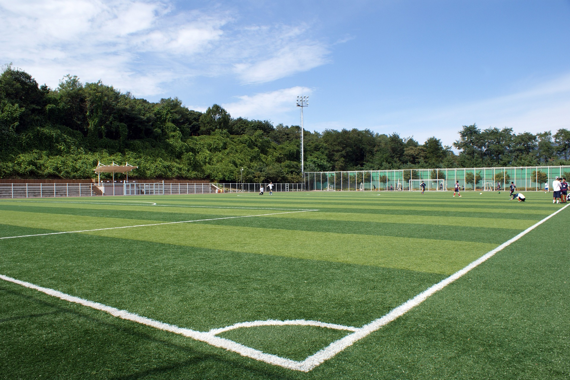 Righe sui campi da calcio più facili grazie a un'invenzione italiana