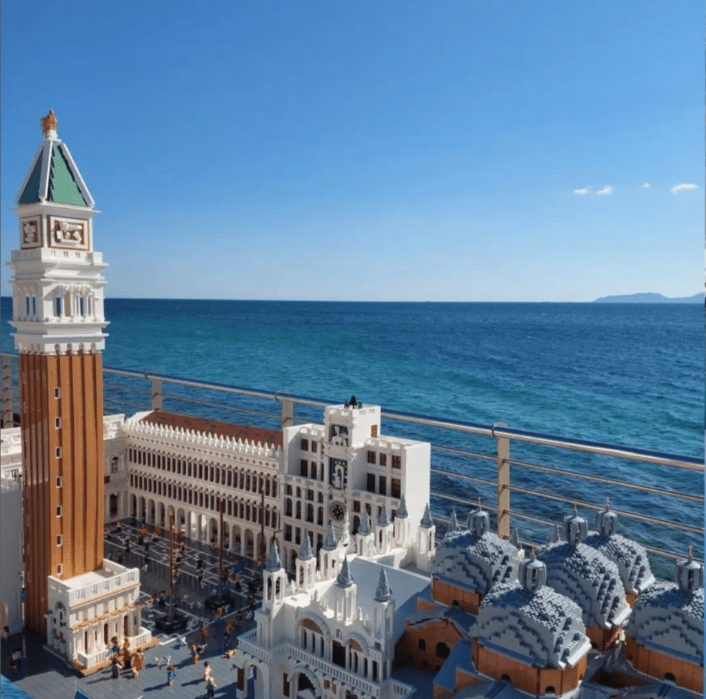 Il diorama di Piazza San Marco (foto: profilo Instagram di Maurizio Lampis)