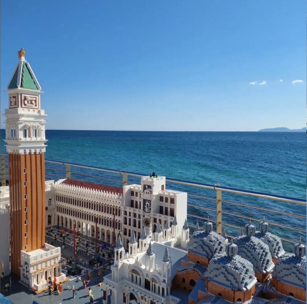 Il diorama di Piazza San Marco (foto: dal profilo Instagram di Maurizio Lampis) Il diorama di Piazza San Marco (foto: profilo Instagram di Maurizio Lampis)