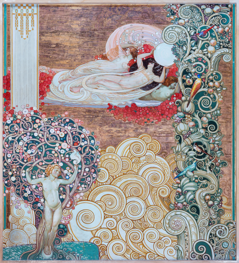 Una decorazione di Chini a Salsomaggiore - ph. Marco Stucchi