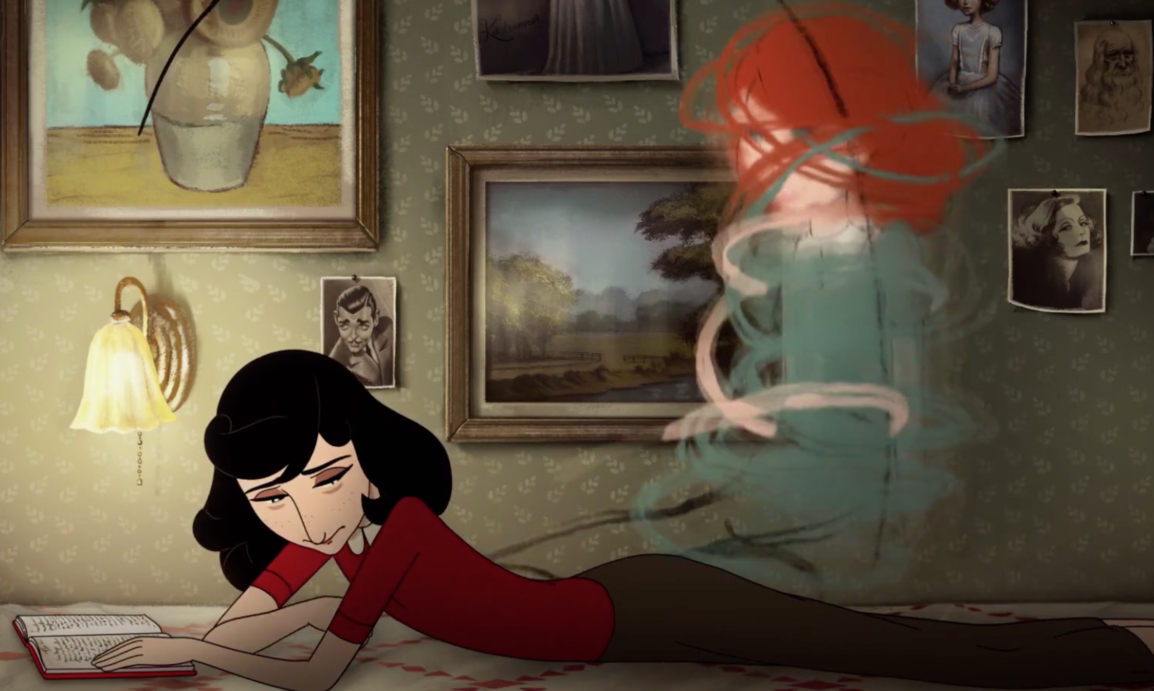 Una scena dal film “Where is Anne Frank” Una scena dal film "Where is Anne Frank"