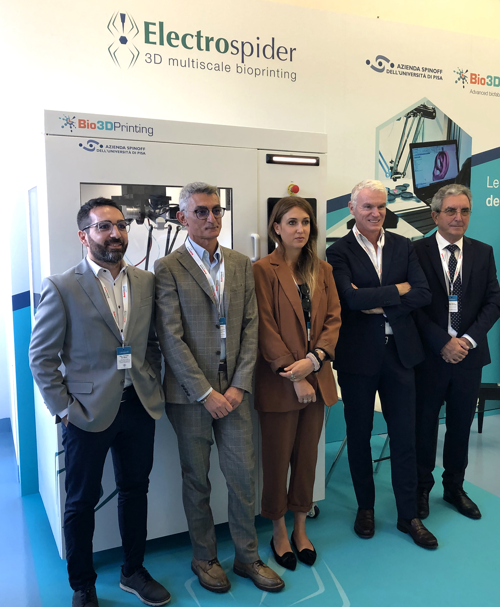 Il gruppo di lavoro di Electrospider di Bio3DPrinting Il gruppo di lavoro di Electrospider di Bio3DPrinting