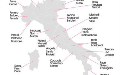 Storia, significato e diffusione dei cognomi italiani