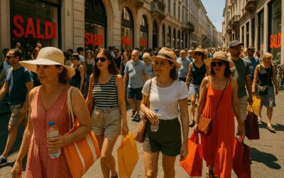 Saldi estivi 2025 tra consumi, clima e nuove abitudini degli italiani