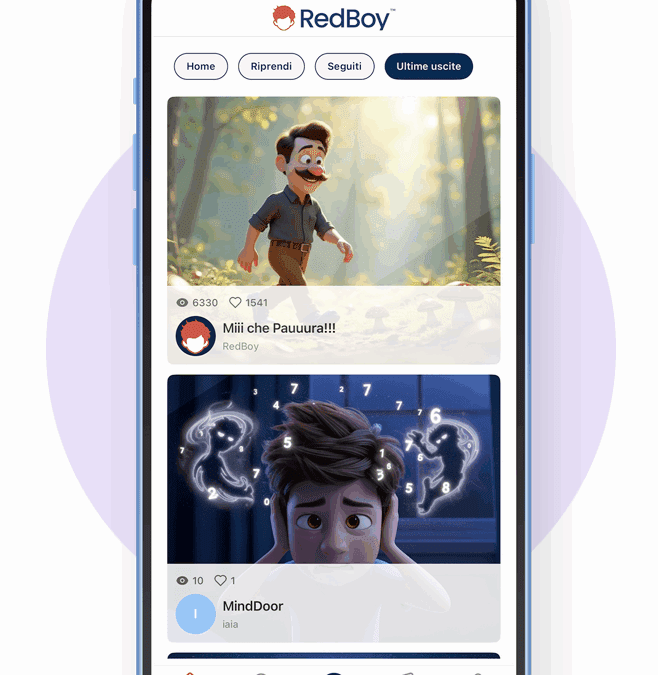 RedBoy: l’app che trasforma le tue storie in video con la voce di Angelo Pintus
