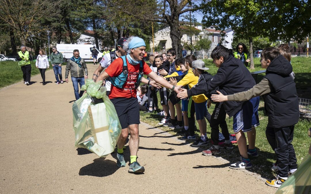 Keep Clean and Run sulla via Francigena Sud