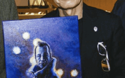 Un mangaka agli Uffizi di Firenze