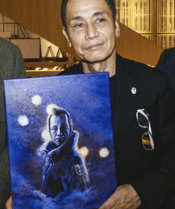 Un mangaka agli Uffizi di Firenze