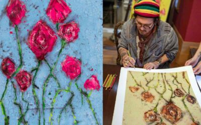 Johnny Depp, esordio d’artista a Milano con “Yesterday’s Flowers”