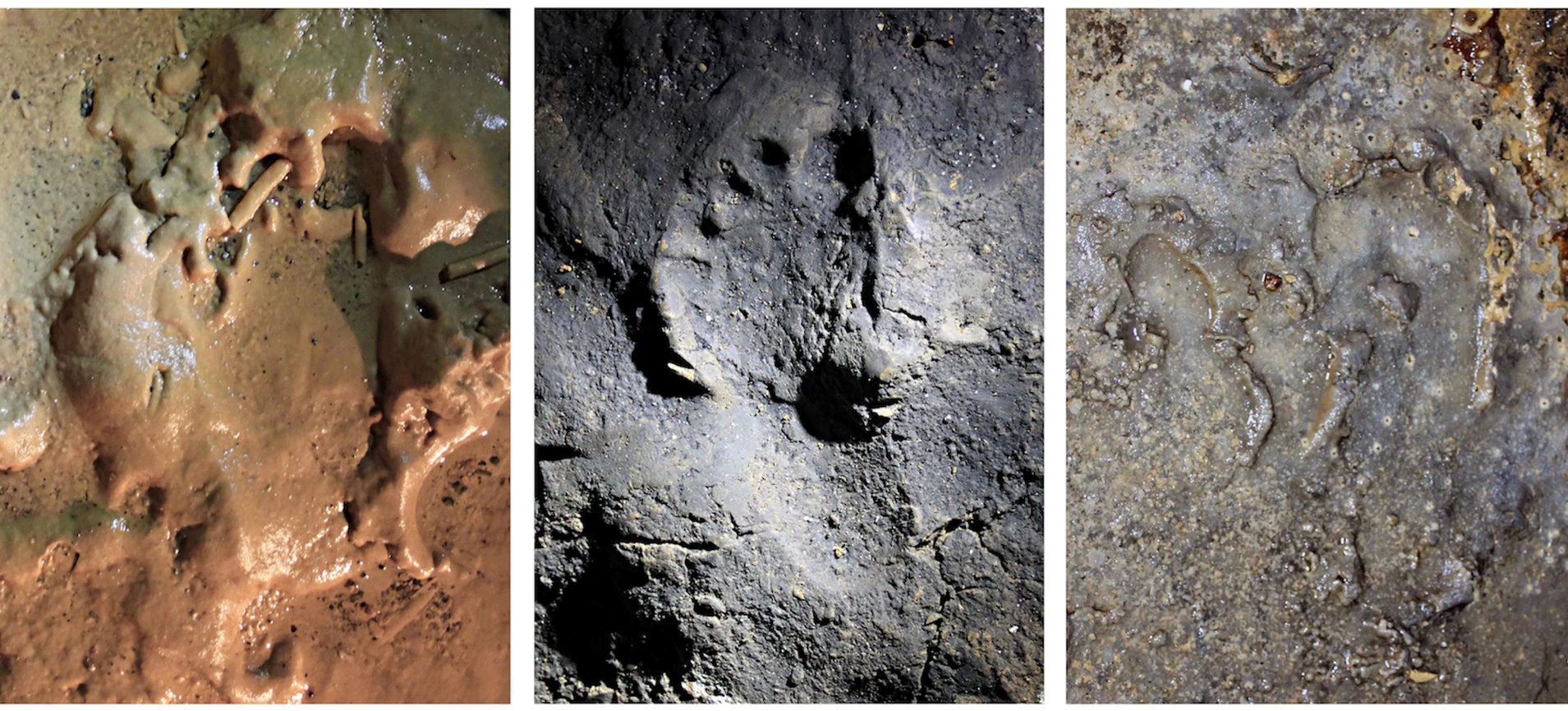 Grotte – orme collage