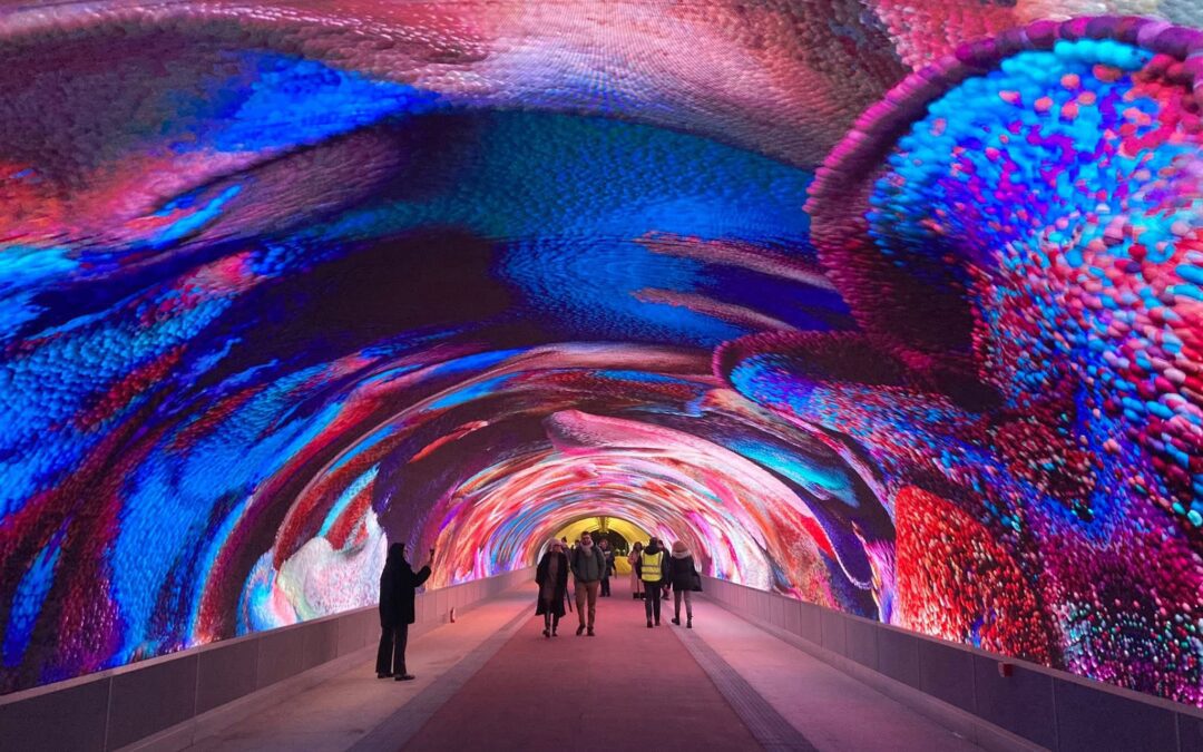 A Gorizia si passeggia nella galleria Led più grande d’Europa