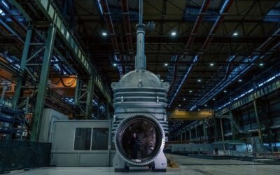 A Trieste la valvola da Guinness dei primati alta 14 metri