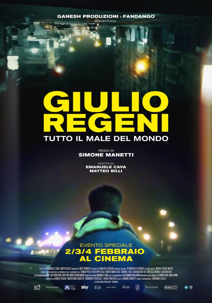 Locandina Giulio Regeni