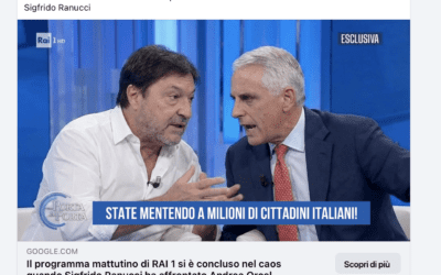 Ranucci sfida Orcel a Porta a Porta ripreso da Repubblica. È tutto falso