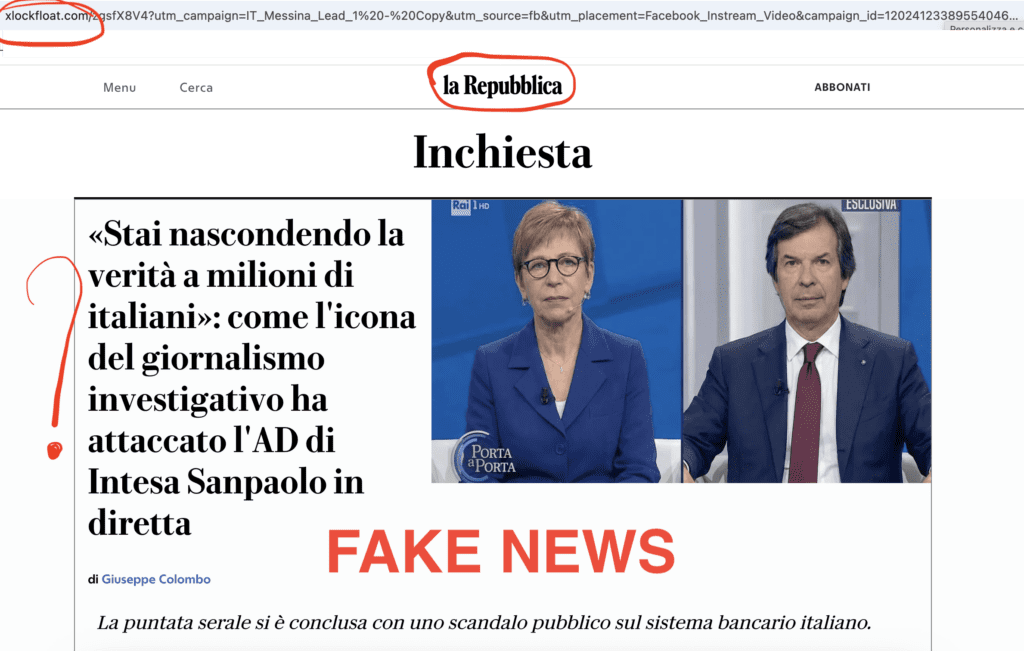 Fake News Gabanelli