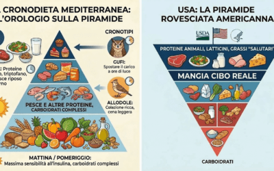 La dieta mediterranea mette l’orologio: arriva la cronodieta che sfida la piramide rovesciata americana
