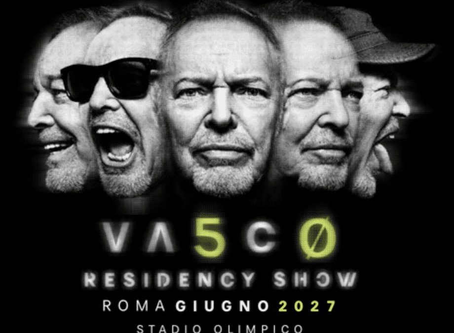 Vasco Rossi celebra 50 anni di carriera con dieci concerti all’Olimpico