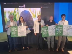 La presentazione di KCR, evento di plogging