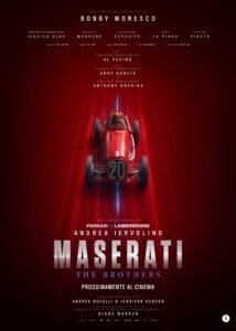 Poster del film sui fratelli Maserati che uscirà nel 2027